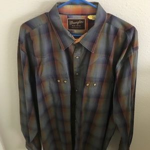 Wrangler Retro Pearl Snap Shirt - XXL